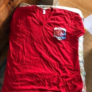 Tri Sigma AA V-Neck pocket tee